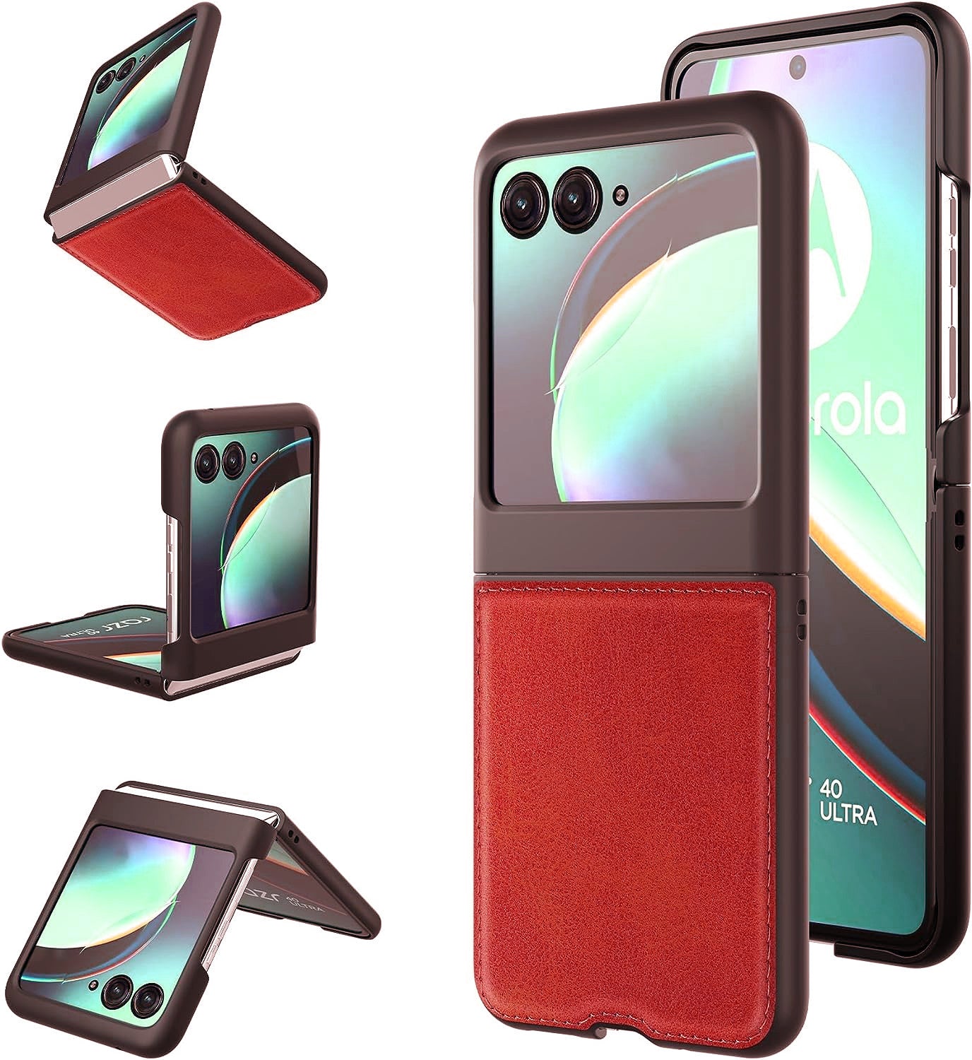 Étui en cuir pour Motorola Moto Razr+ Plus / Razr 40 Ultra (2023) Étui en cuir pour Motorola Moto Razr+ Plus / Razr 40 Ultra (2023)
